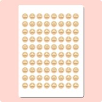 Essbare Aufleger Rund DM 30mm, 80 Stück pro Druckbogen