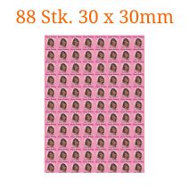 88 Stück essbare Bilder quadratisch 30x30mm