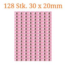 128 Stück rechteckige essbare Bilder 30 x 20mm