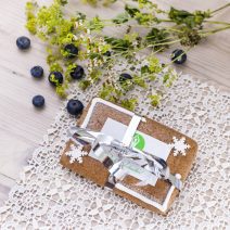 20 Stück Lebkuchen natur 130mm x 90mm mit Masche