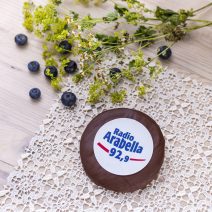 20 Stück Lebkuchen mit Schokoglasur rund 100mm