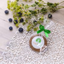 20 Stück Lebkuchen natur rund 70mm verpackt