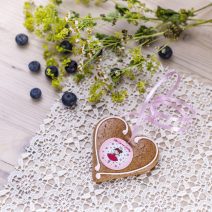 20 Stück Lebkuchenherzen 8cm