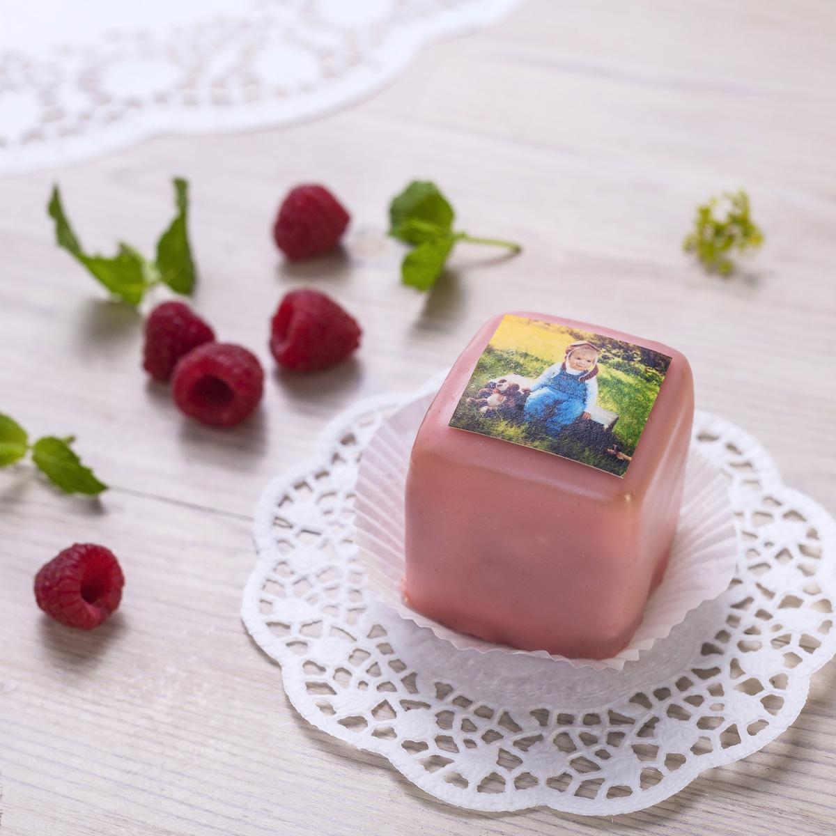 Punsch-Törtchen 45 x 45mm unverpackt