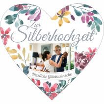 Silberhochzeit Herz 01