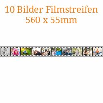 10 Bilder Filmstreifen 560 x 55mm