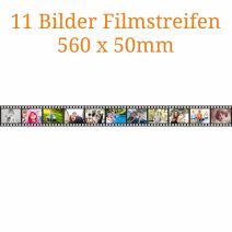 11 Bilder Filmstreifen 560 x 50mm