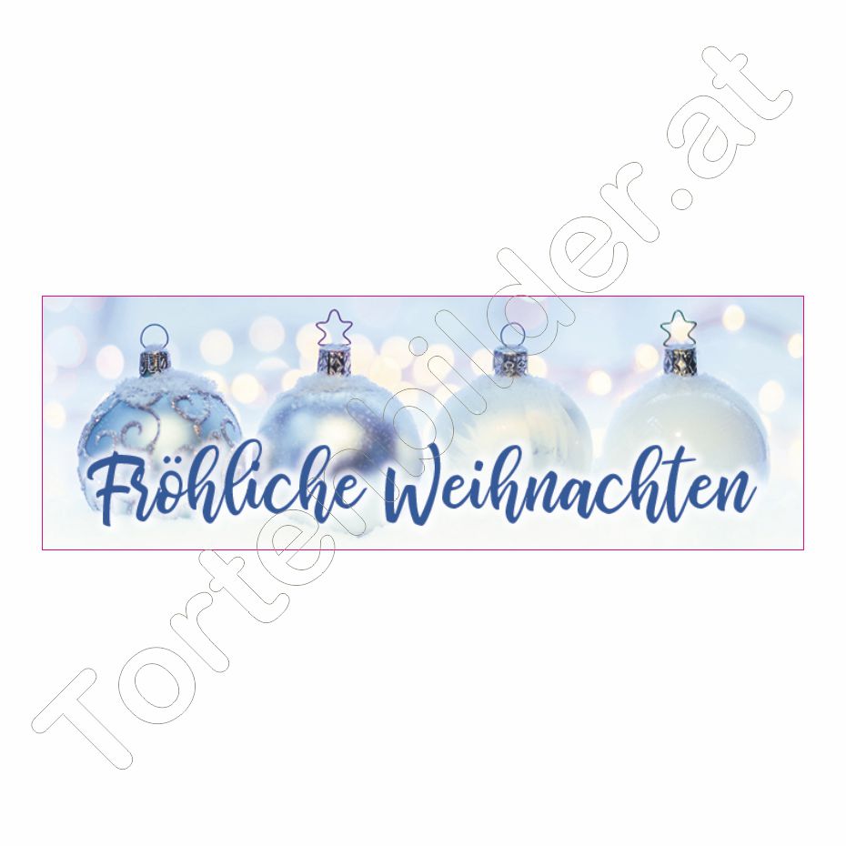 Tortenbilder Design für Weihnachten 42 eckig