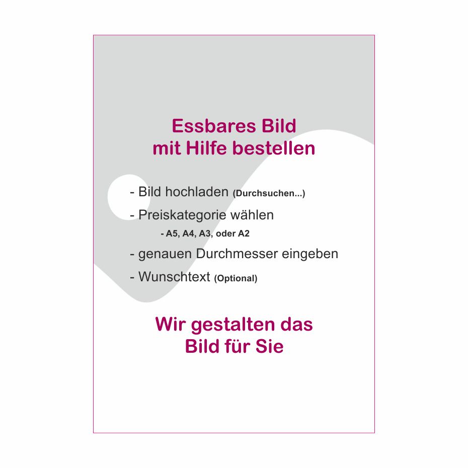 Produktbild rechteckig Hochformat mit Hilfe bestellen