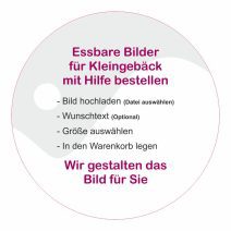 Produktbild Kleingebäck rund mit Hilfe erstellen