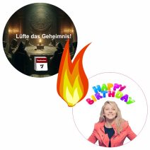 Burn away cake essbare Bilder Design rund 01