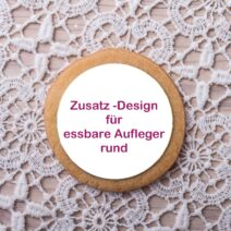 Zusatzdesign essbare Bilder für Kleingebäck rund