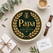 Vatertag rund Papa Der Beste Römisch