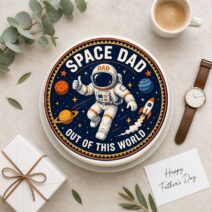 Vatertag rund Space Dad