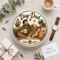 Vatertag rund Dog-Dad