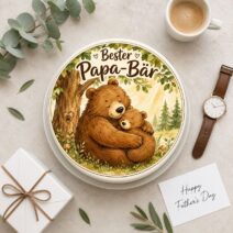 Vatertag rund Bester Papa-Bär